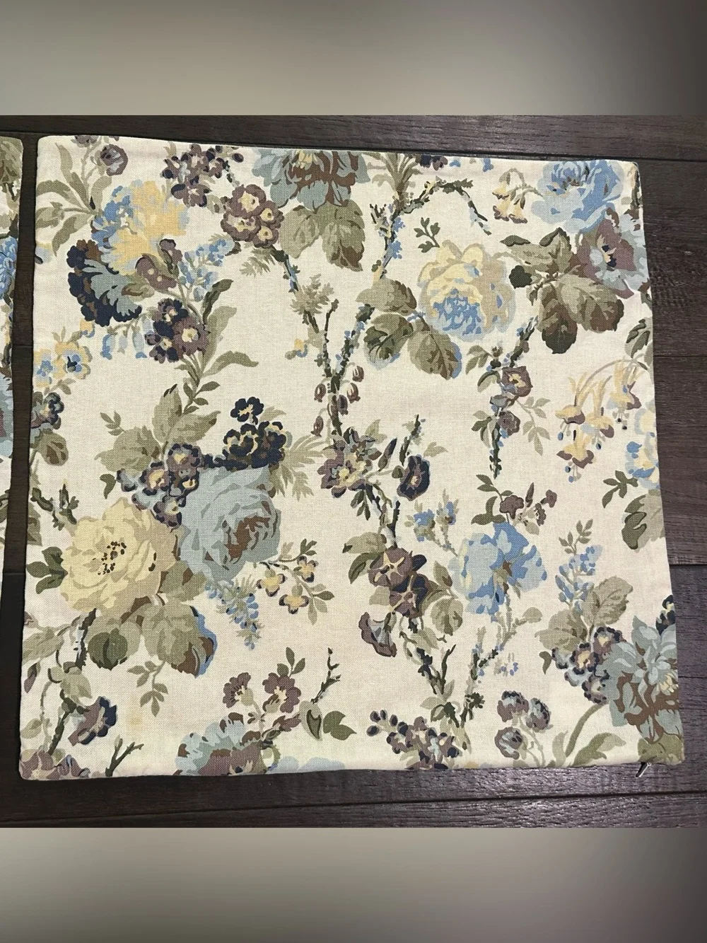 Pottery Barn Floral Pillow Covers 20x20